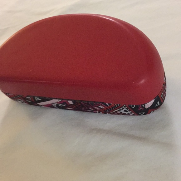 NEW Heavyweight Eyeglass Case Red print design - Picture 4 of 6